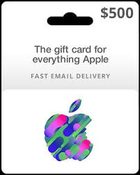 Apple $500 gift card